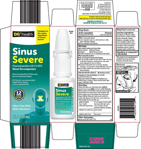 DG health sinus severe 포장