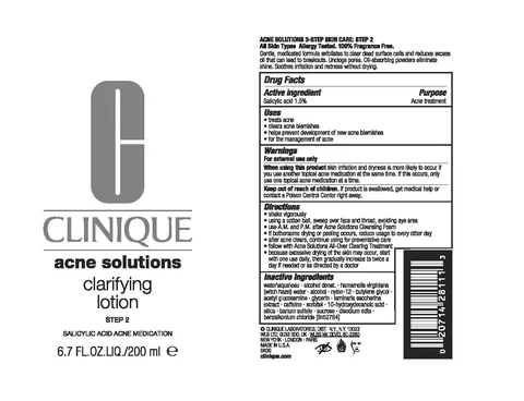ACNE solutions CLARIFYING 포장