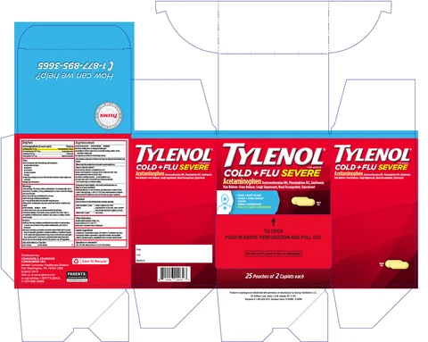 Tylenol Cold Plus Flu Severe 포장