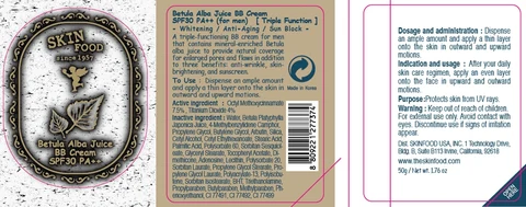 BETULA ALBA JUICE BBSPF 30 PA PLUS PLUS FOR MEN 포장