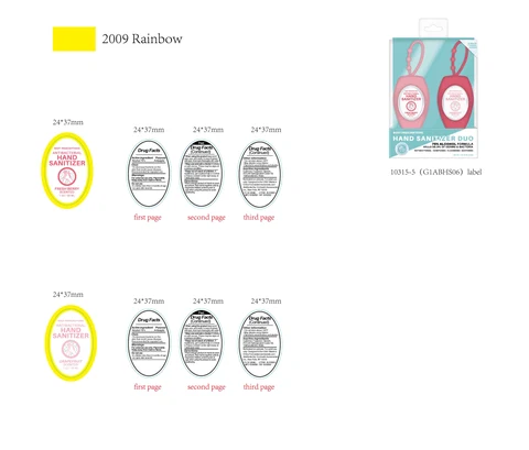 BODY PRESCRIPTIONS ANTIBACTERIAL HAND SANITIZER DUO FRESH BERRY SCENTED GRAPEFRUIT SCENTED 포장
