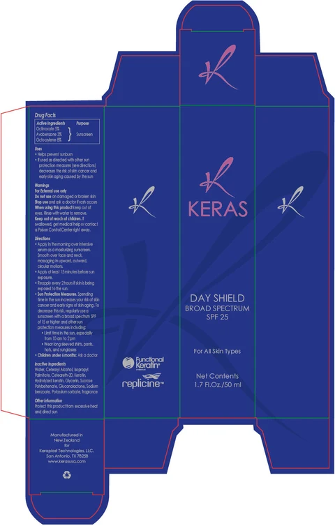keras day shield broad spectrum SPF 25 / retrospect day shield broad spectrum SPF 25 포장