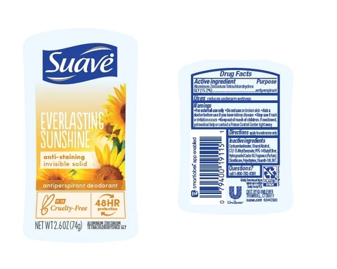 Suave packaging