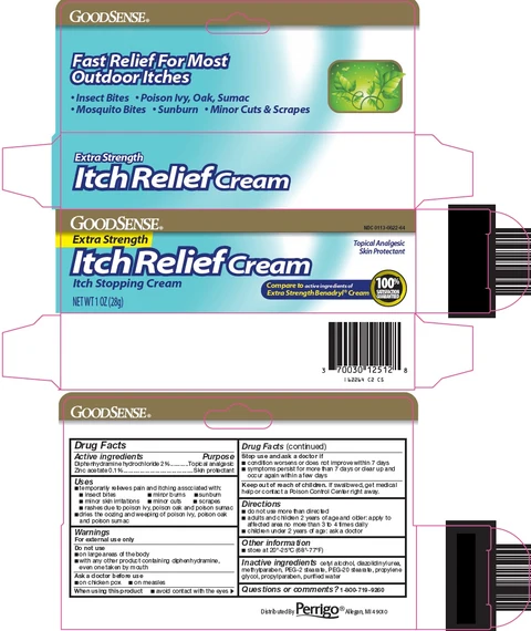 good sense itch relief packaging