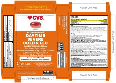 DAYTIME SEVERE COLD AND FLU 포장