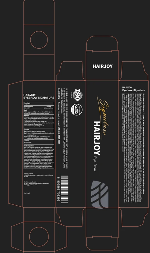 HAIRJOY EYEBROW SIGNATURE packaging