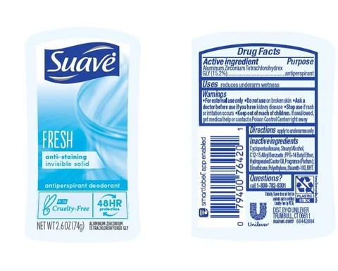 Suave packaging