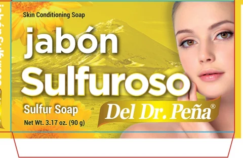 Jabon Sulfuroso del Dr Pena / Yodo Salil packaging