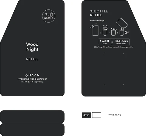 Hand Sanitizer Refill packaging