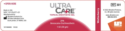 UltraCare Anesthetic Gel 포장