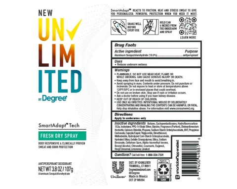 Unlimited by Degree 포장