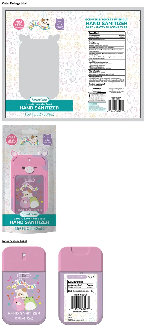 Smart Care SQUISHMALLOWS Lovely Lavender Scent HAND SANITIZER 포장