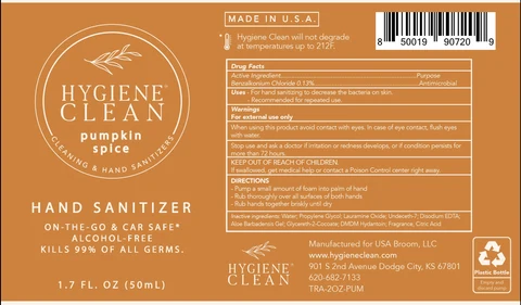 Hygiene Clean Pumpkin Spice Hand Sanitizer 포장