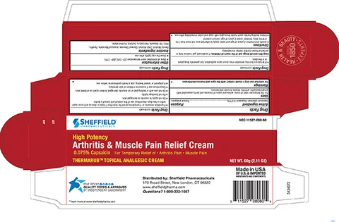 Sheffield Arthritis and Muscle Pain Relief 포장
