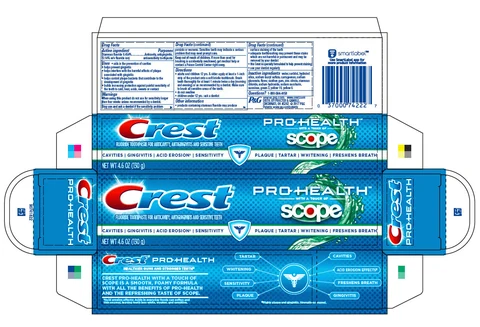 Crest Pro-HealthWith a Touch of Scope 포장