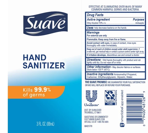 Suave packaging