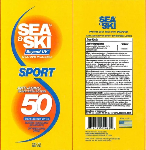 Sea and Ski SPF 50 Sport 포장