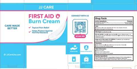 JJ Care First Aid Burn 포장