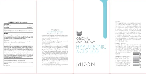 MIZON HYALURONIC ACID 100 packaging