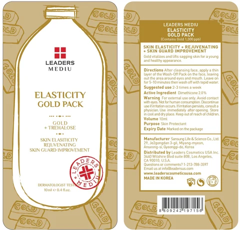 Leaders Mediu Elasticity Gold Pack packaging