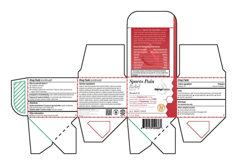 Sports Pain Relief Balm packaging