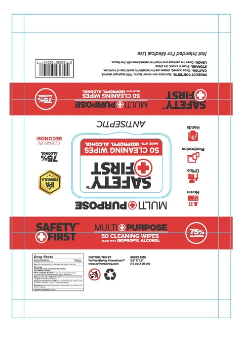 ISOPROPYL ALCOHOL WIPES packaging