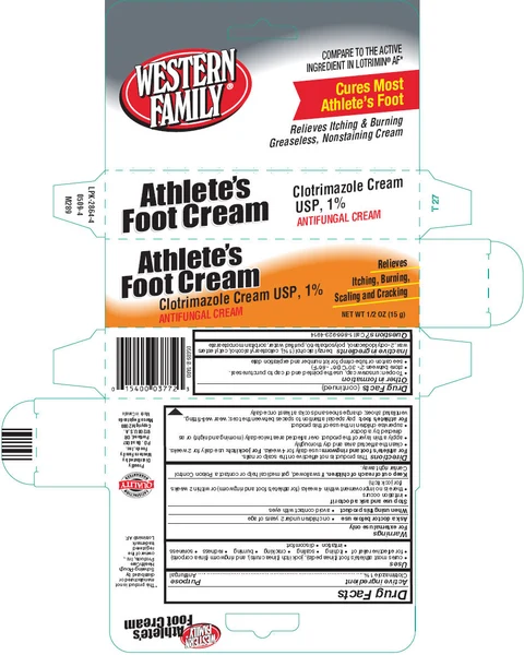 Western Family Athletes Foot packaging