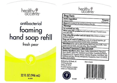 ANTIBACTERIAL FOAMING FRESH PEAR 포장