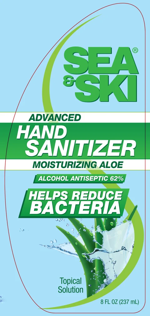 Sea and Ski Advanced Hand Sanitizer 8oz 포장