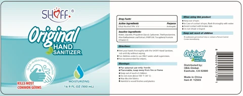 SHOFF HAND SANITIZER 포장