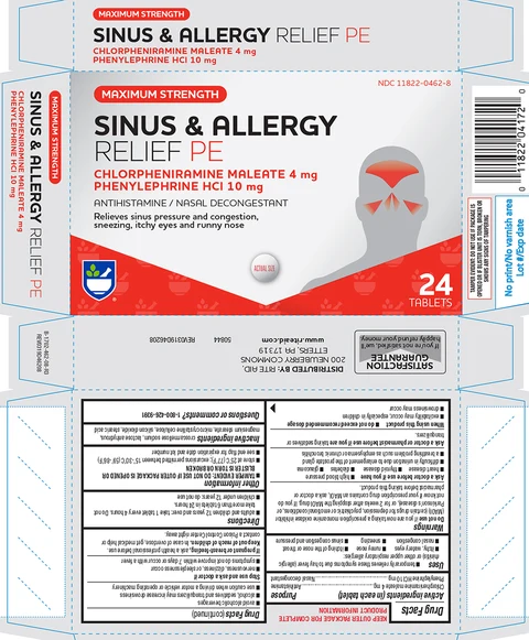 Sinus and Allergy Relief PE 포장