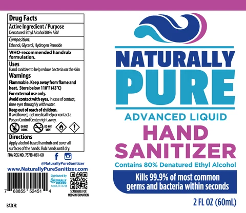 Hand Sanitizer packaging