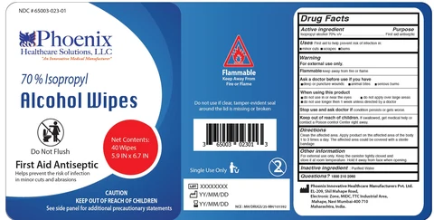 Alcohol Wipes 포장