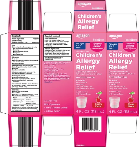 basic care childrens allergy relief 포장