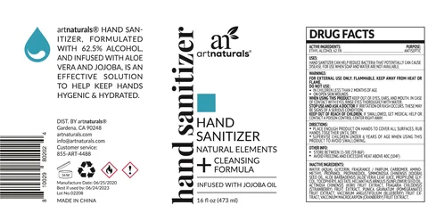 Artnaturals Hand Sanitizer 포장
