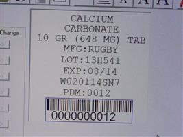 Calcium carbonate 포장