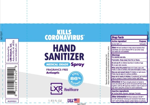 LXR Healthcare packaging