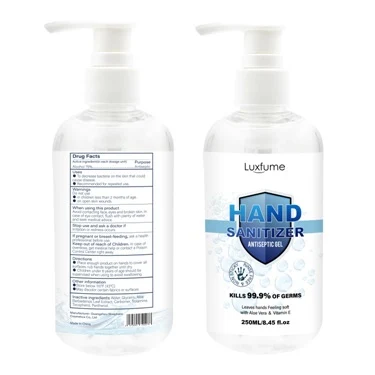 Hand Sanitizer packaging