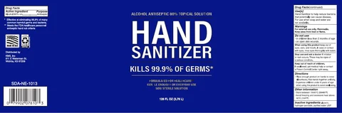 Hand Sanitizer packaging