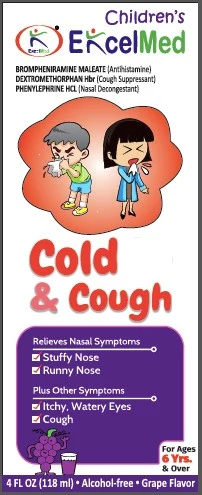 Childrens Cough and Cold packaging