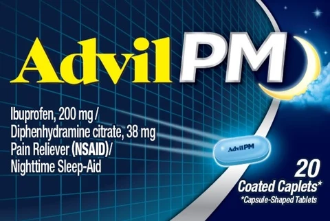 ADVIL PM 포장