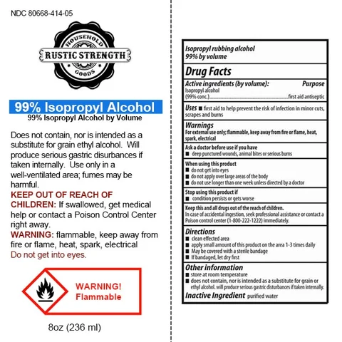 Isopropyl Alcohol 99% packaging