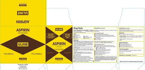 116R Uline Aspirin 2 S-18592BX 5-6-22 Label