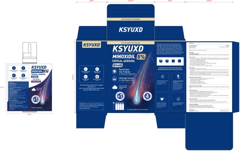 MINOXIDIL 5% TOPICAL AEROSOL60g 포장