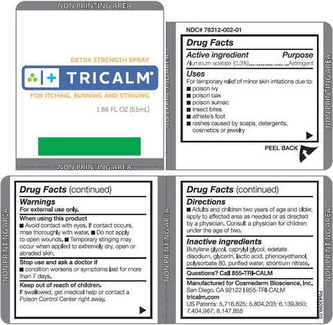 TriCalm Extra Strength packaging