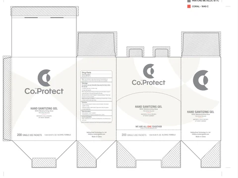 CO-PROTECT HAND SANITIZERGEL packaging