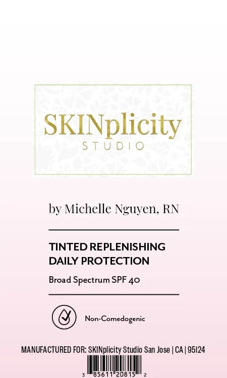 Tinted Replenishing Daily Protection packaging