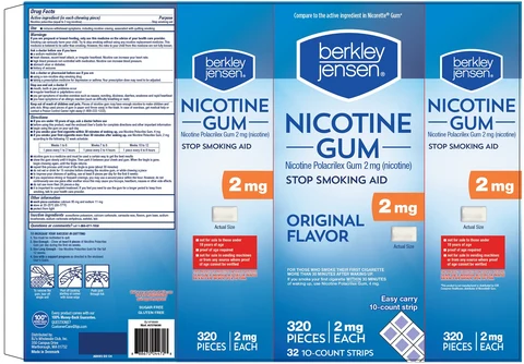 berkley and jensen nicotine 포장