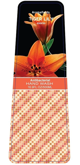 Aromafields Tiger Lily Scented Antibacterial Hand Wash 포장