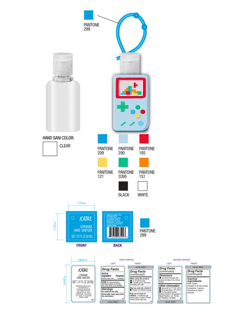 ACORE Lemonade Hand SanitizerBoys 포장